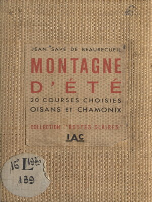 cover image of Montagne d'été